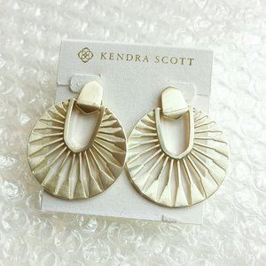 Kendra Scott Statement Didi Gold Earrings